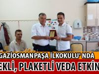 GAZİOSMANPAŞA İLKOKULU' NDA YEMEKLİ, PLAKETLİ VEDA ETKİNLİĞİ