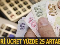 ASGARİ ÜCRET YÜZDE 25 ARTABİLİR!