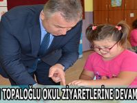 Başkan Topaloğlu Okul Ziyaretlerine Devam Ediyor