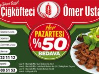 PAZARTESİ GÜNLERİ YARISI BEDAVA !!!