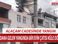 Alaçam Caddesinde Yangın !!!
