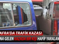 BAFRA’DA TRAFİK KAZASI; 1 HAFİF YARALI