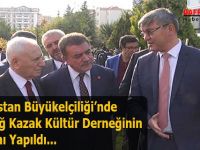 Kazakistan Büyükelçiliğinde Kök Tuğ Kazak Kültür Derneğinin Tanıtımı Yapıldı
