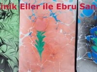 MİNİK ELLER EBRU SANATI İLE TANIŞTI !
