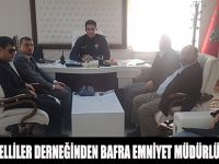 GÖRME ENGELLİLER DERNEĞİNDEN BAFRA EMNİYET MÜDÜRLÜĞÜNE ZİYARET