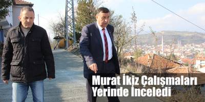 Murat İkiz Çalışmaları Yerinde İnceledi