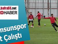 Samsunspor Şut Çalıştı
