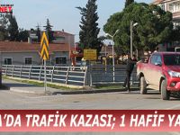 BAFRA’DA TRAFİK KAZASI; 1 HAFİF YARALI