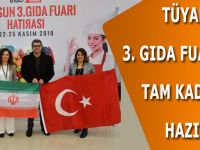 TÜYAP 3. GIDA FUARINA TAM KADRO HAZIR