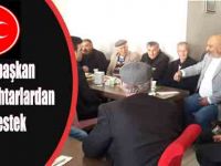 Muhtar başkan adayına muhtarlardan tam destek