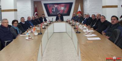 Havza Belediye Meclisinin aylık toplantısı