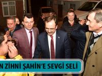 BAŞKAN ZİHNİ ŞAHİN’E SEVGİ SELİ