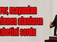 Gürer, mayından temizlenen alanların akıbetini sordu..