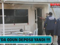 BAFRA’DA ODUN DEPOSU YANDI !!!