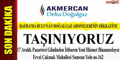 YENİ YERİMİZE BEKLERİZ