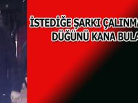 İSTEDİĞE ŞARKI ÇALINMAYINCA DÜĞÜNÜ KANA BULADI