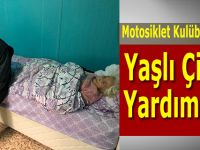 Motosiklet Kulübünden Yaşlı Çifte Yardım Eli