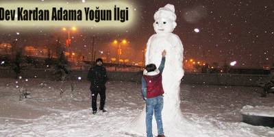 Dev Kardan-adama Yoğun İlgi