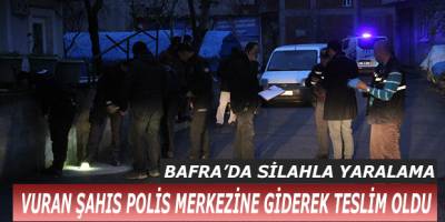 VURAN ŞAHIS POLİS MERKEZİNE GİDEREK TESLİM OLDU