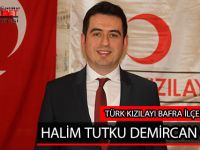 TÜRK KIZILAYI BAFRA İLÇE BAŞKANI HALİM TUTKU DEMİRCAN OLDU