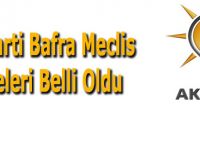 Ak Parti Bafra Meclis Üyeleri Belli Oldu
