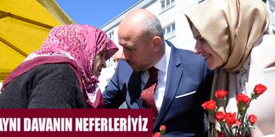 AYNI DAVANIN NEFERLERİYİZ