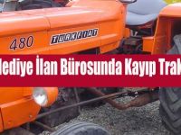Bafra Belediye İlan Bürosunda kayıp Traktör İlanı