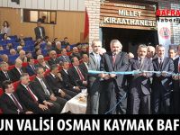 SAMSUN VALİSİ OSMAN KAYMAK BAFRA’DA