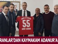 VETERANLAR'DAN KAYMAKAM ADANUR'A ZİYARET