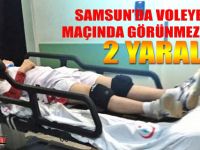 VOLEYBOL MAÇINDA GÖRÜNMEZ KAZA