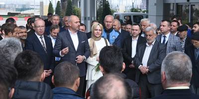 TEKKEKÖY BELEDİYE BAŞKANI HASAN TOGAR’A COŞKULU KARŞILAMA