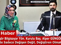 GÜNGÖR BİLGİSAYAR YÖN. KURULU BAŞ. ALPER GÜNGÖR, SEKTÖREL BAKIŞ'A KONUK OLDU