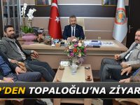 MHP’den TOPALOĞLU’na HAYIRLI OLSUN ZİYARETİ