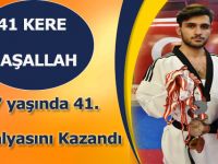 17 yaşında 41. madalyasını kazandı