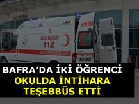 Bafra'da İki Öğrenci Okulda İntihara Teşebbüs Etti