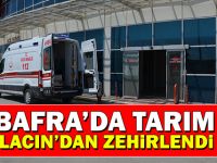 Bafra'da Tarım İlacından Zehirlendi