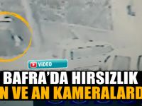 Bafra'da Hırsızlık An ve An Kameralarda...!