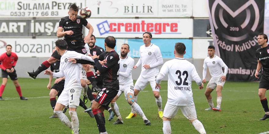 SAMSUNSPOR LİDERLİĞİNİ MANİSA'DA PERÇİNLEDİ