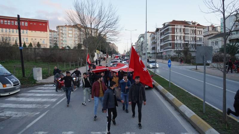 Bafralılar Şehitler İçin Yürüdü 19