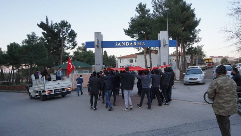 Bafralılar Şehitler İçin Yürüdü 22