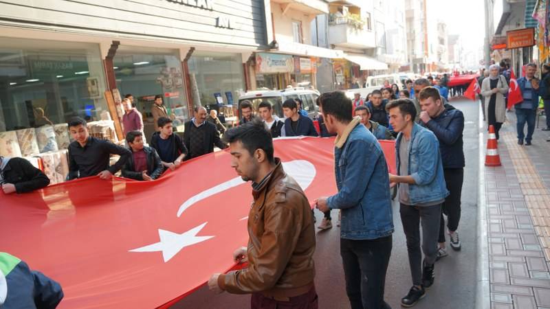 Bafra Şehitler İçin Yürüdü 4