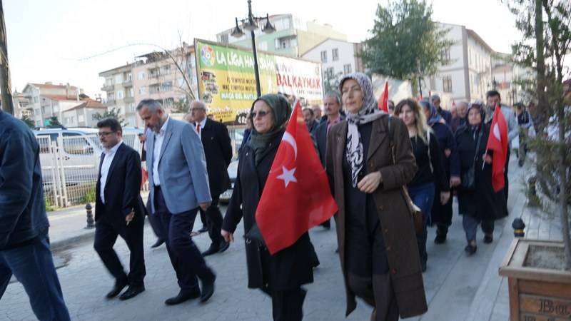 Bafra Şehitler İçin Yürüdü 8