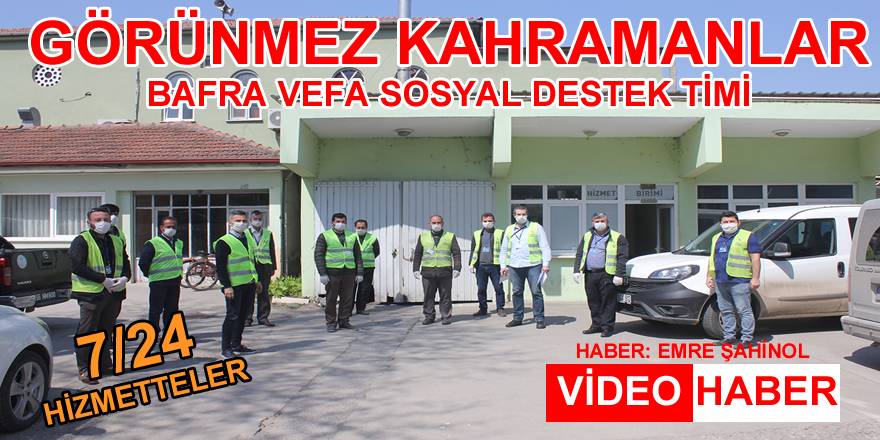 Bafra Vefa Hattı 7/24 Halkın Hizmetinde