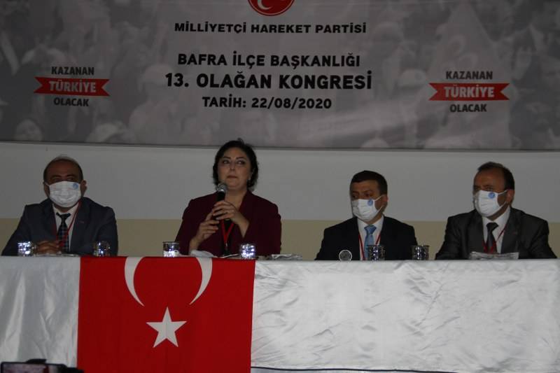 Bafra MHP 13'üncü olağan kongresi yapıldı 8