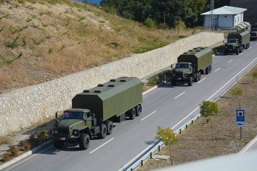 S-400'ler Bafra'dan geçti 13