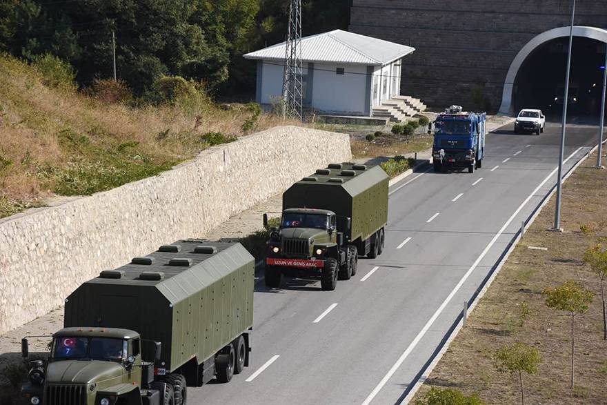 S-400'ler Bafra'dan geçti 2