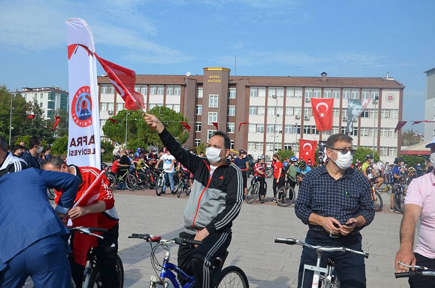 Bafra'da 97'nci yılında 'Cumhuriyet Bisiklet Turu' 16