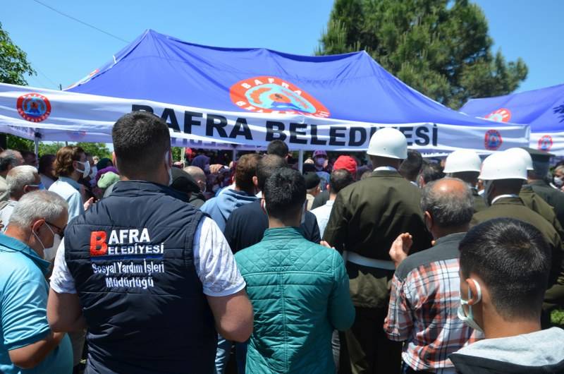 Bafra Şehidini Uğurladı 18