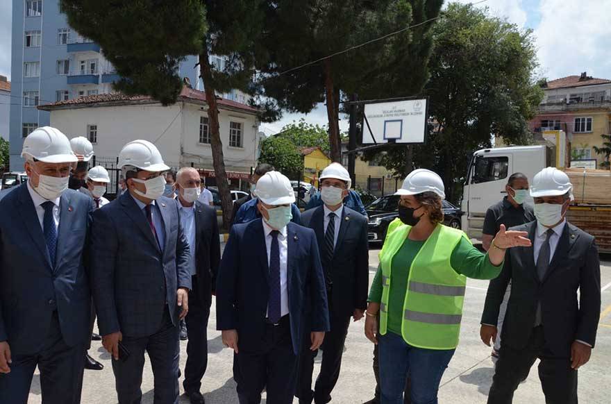 Samsun Valisi Doç. Dr. Zülkif Dağlı Bafra’da incelemelerde bulundu 12