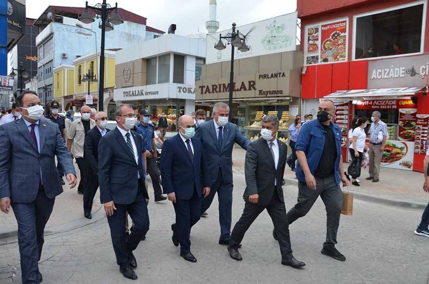 Samsun Valisi Doç. Dr. Zülkif Dağlı Bafra’da incelemelerde bulundu 28